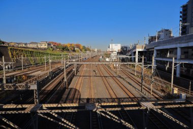 Nov 29 2023 numerous rail tracks from the Shimogoinden Bridge