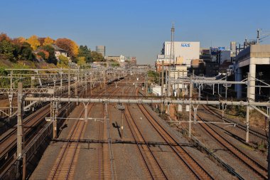 Nov 29 2023 numerous rail tracks from the Shimogoinden Bridge