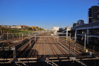 Nov 29 2023 numerous rail tracks from the Shimogoinden Bridge
