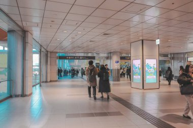 29 Kasım 2023 Shibuya Mark Şehri 'nin geçidi, Japonya