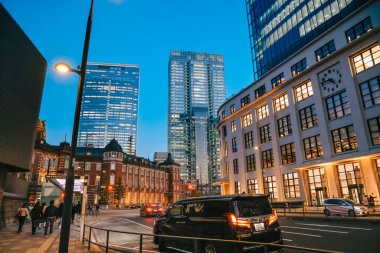 29 Kasım 2023 Ulaşım ve şehir konsepti, Tokyo İstasyonu