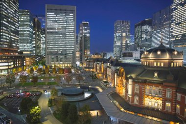 29 Kasım 2023 Tokyo eski Tokyo İstasyonu Japonya