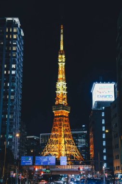 29 Kasım 2023 Tokyo Kulesi ile alacakaranlıkta TOKYO şehir manzarası