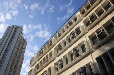 Jan 7 2024, Hong Kong tarzı okul binası.