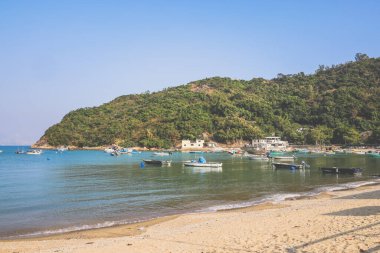 6 Ocak 2024 Peng Chau Adası Güzel Sahnesi, Hong Kong