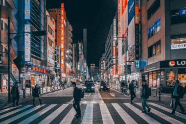 Metropolis 'te Gece Yoğun, Ikebukuro, Japonya 28 Kasım 2023