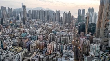 Jan 7 2024 Sham Shui Po, Hong Kong 'un Kowloon bölgesinin bir bölgesidir.