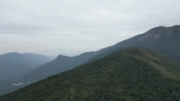 Tai Shan Country Park Hong Kong Manzarası Aralık 2023 — Stok video