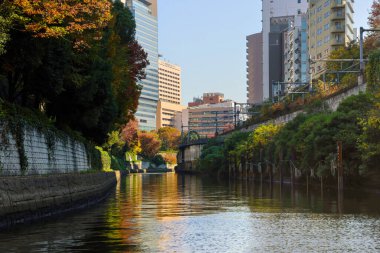 27 Kasım 2023 Suidobashi şehri Japonya 'nın kanalı.