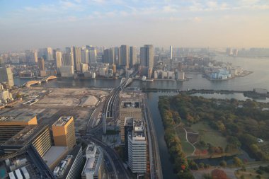 Tokyo şehir manzarası, Shiodome 27 Kasım 2023