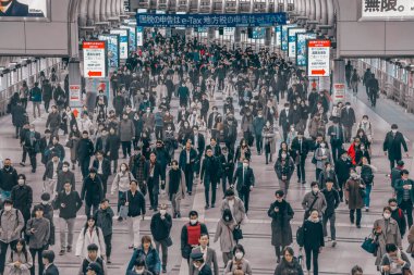 Shinagawa İstasyonu 'nda 27 Kasım 2023