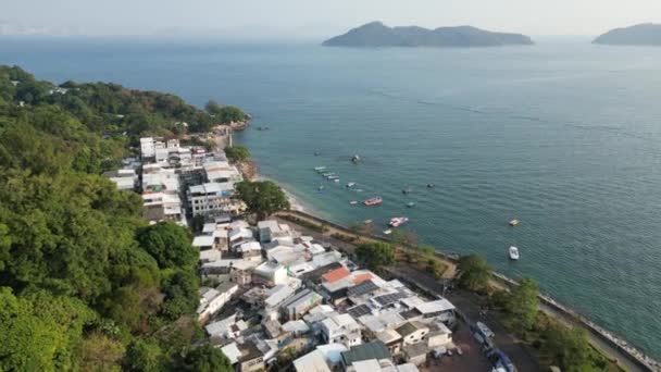 Остров Пэн Чау Гонконг Января 2024 Года — стоковое видео