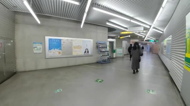 Systém Metra Tokyu Japonsko Listopadu 2023 — Stock video
