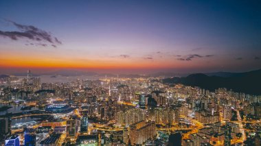 14 Ocak 2021 Kowloon Şehri Gece, Kowloon Tepesi