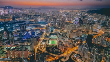 14 Ocak 2021 Kowloon Şehri Gece, Kowloon Tepesi