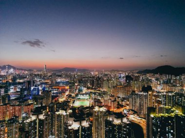 14 Ocak 2021 Kowloon Şehri Gece, Kowloon Tepesi