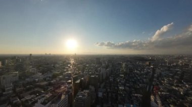 28 Kasım 2023 Sangenjaya Güney Skyline Tokyo üzerinde Sunset Manzarası