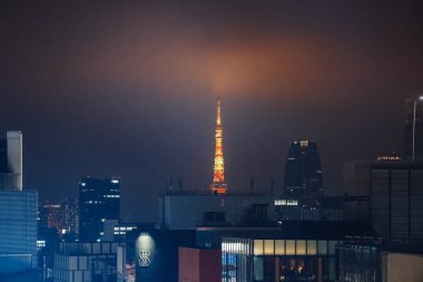 Tokyo 'nun merkezi ve Tokyo kulesi, 26 Kasım 2023