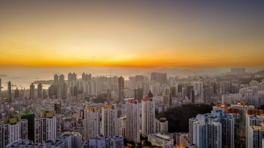 20 Ocak 2024 Hong Kong Şehri Alacakaranlık, Hong Kong