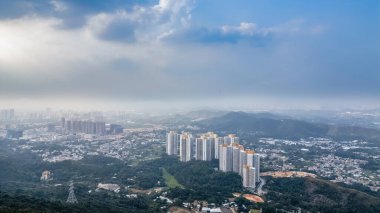 20 Ocak 2024 Fanling Yeni Bölgelerinin manzarası