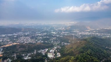 20 Ocak 2024 Fanling Yeni Bölgelerinin manzarası