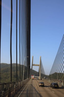 Kap Shui Mun Köprüsü manzarası hk 25 Kasım 2023