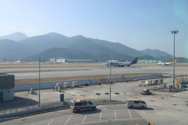 Chek Kap Kok, Hong Kong 'daki ana havaalanı. 25 Kasım 2023