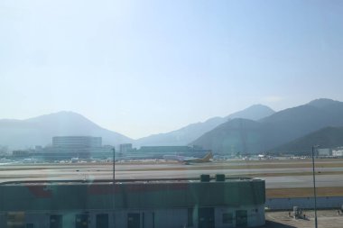 Chek Kap Kok, Hong Kong 'daki ana havaalanı. 25 Kasım 2023