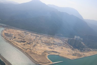 Hong Kong, Tung Chung Körfezi Şehri 25 Kasım 2023
