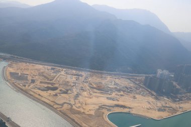 Hong Kong, Tung Chung Körfezi Şehri 25 Kasım 2023