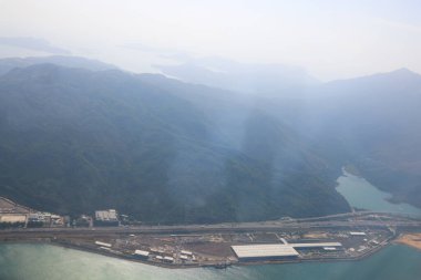 Hong Kong, Tung Chung Körfezi Şehri 25 Kasım 2023