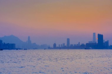 Hava kirliliği 28 Mart 2015 'te Hong Kong' da asıldı.