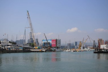 Bir Causeway Bay Tayfun Sığınağı, Hong Kong 28 Mart 2015