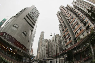 Tai Kock Tsui, Mong kok, Hong Kong 7 Mart 2015