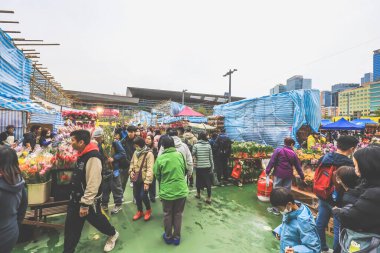 9 Şubat 2024 Kwun Tong 'da Ay Yeni Yıl Fuarı