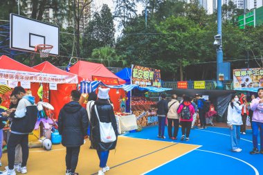 9 Şubat 2024 Kwun Tong 'da Ay Yeni Yıl Fuarı