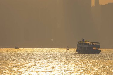 Modern Şehir Binaları Gökdelenler, Hong Kong 10 Şubat 2024