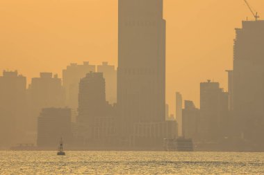 Modern Şehir Binaları Gökdelenler, Hong Kong 10 Şubat 2024