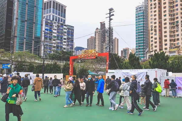 9 Şubat 2024 Hong Kong Yeni Yıl Çiçek Pazarları,