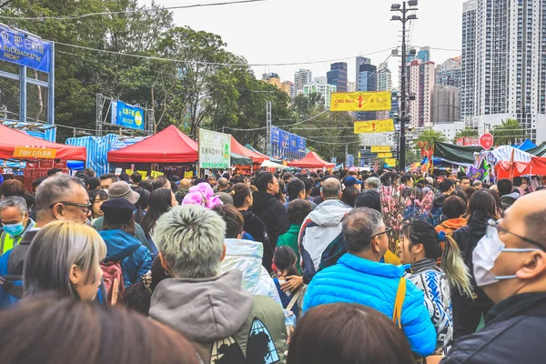 9 Şubat 2024 Hong Kong Yeni Yıl Çiçek Pazarları,