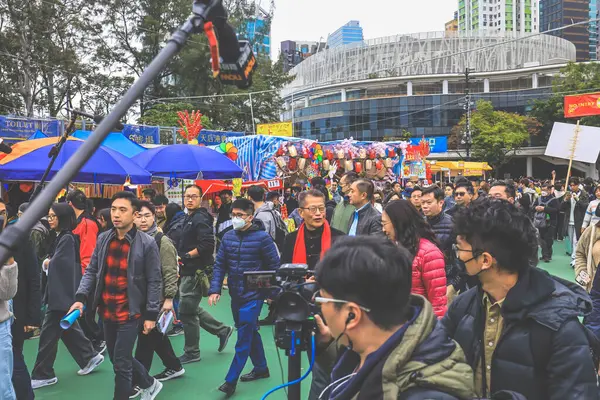 9 Şubat 2024 Hong Kong Yeni Yıl Çiçek Pazarları,