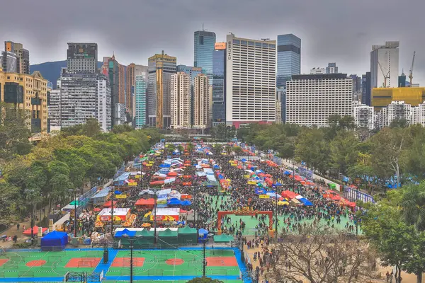 9 Şubat 2024 Hong Kong Yeni Yıl Çiçek Pazarları,