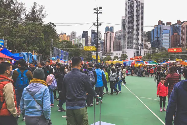 9 Şubat 2024 Hong Kong Yeni Yıl Çiçek Pazarları,