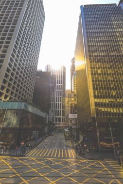 10 Şubat 2024 Tram 'da Central Street manzara hk