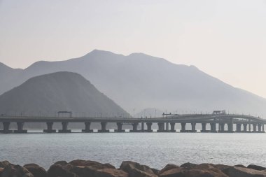 13 Şubat 2024 Hong Kong Zhuhai Macao Köprüsü
