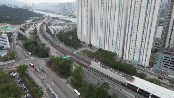 Honk Kong Février 2024 Paysage Tai Stream Shan — Video