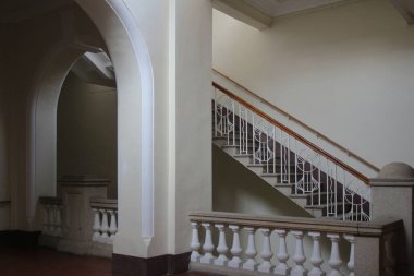 28 Şubat 2015 'te Hong Kong Üniversitesi' nin koridorunda.