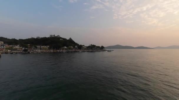 Hong Kong January 25Th 2024 Time Lapse Harbour Outer Harbour — Stock Video