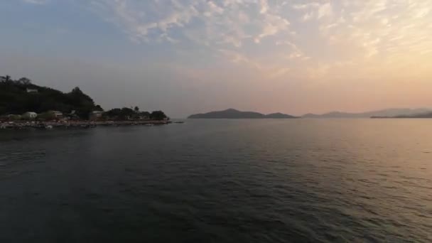 Hong Kong Januari 2024 Time Lapse Harbour Buitenhaven Van Hong — Stockvideo