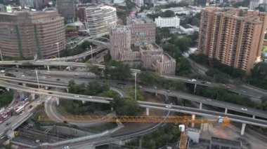 Hong Kong - 12 Mart 2024: Chatham Yolu 'nun kuzeyi, Hung Hom